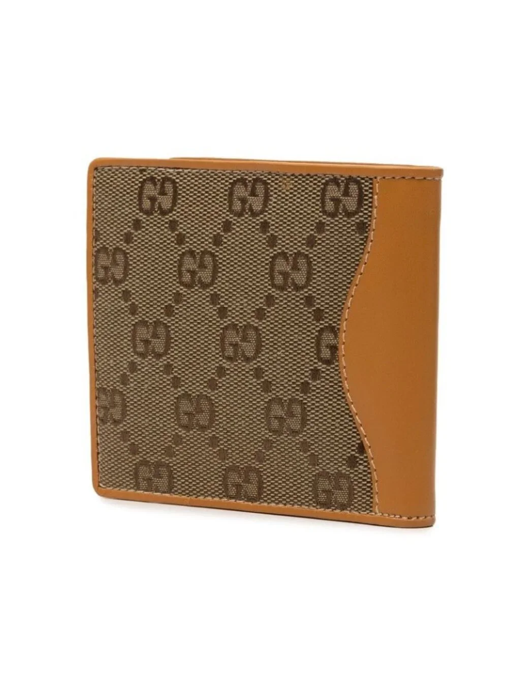 Gucci GG Canvas Bifold Wallet Beige Brown - Picture 2 of 7